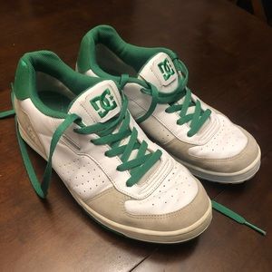 Mens DC Shoe Company Manteca White Grey Green Skate shoes size 10.5